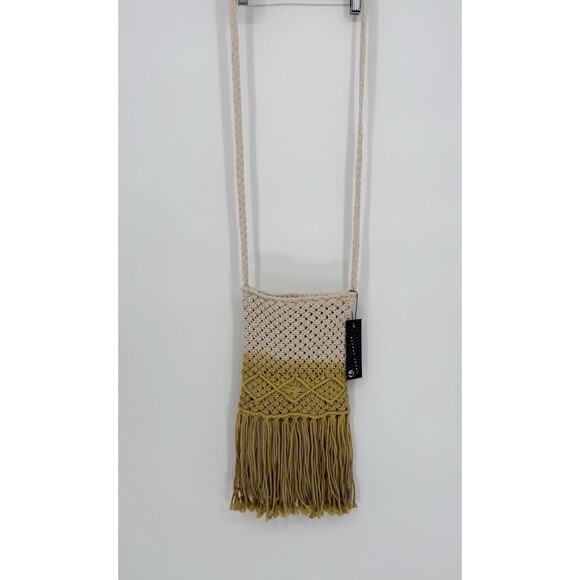 NWT STREET‎ LEVEL Macreme Crossbody Crossbody Fringe Bag Boho Purse - Picture 6 of 6